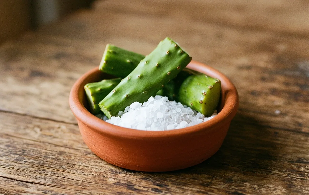 Texturas naturales de ingredientes mexicanos